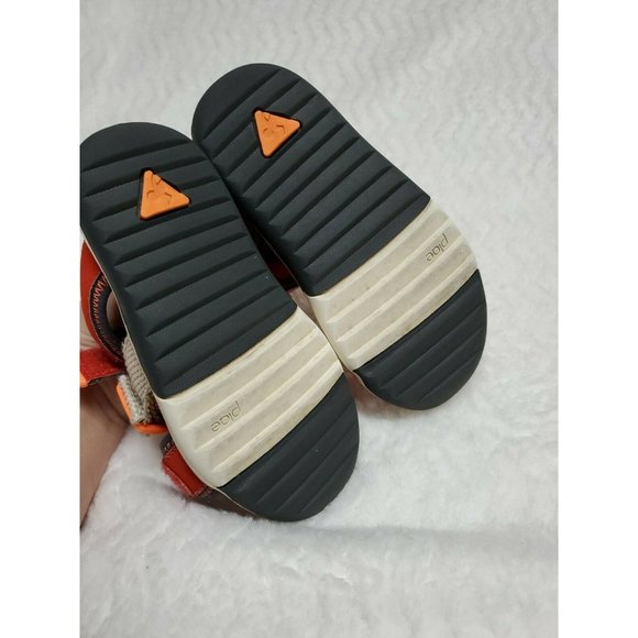 Plae Wes Voltage Red Open Toe Adjustable Sport Sandals Toddler size 9 - Picture 5 of 6